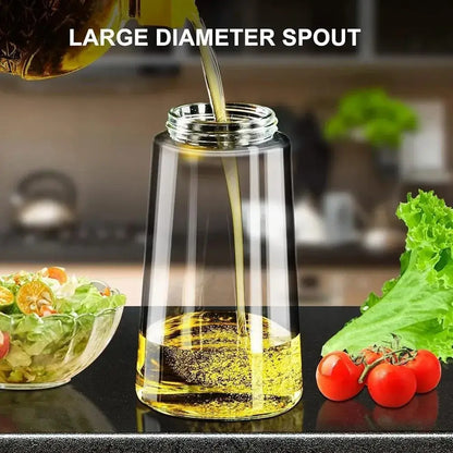 2-in-1 Oil Spray & Pour Bottle | Glass Oil Dispenser for Cooking, BBQ, Air Fryer & Kitchen Use