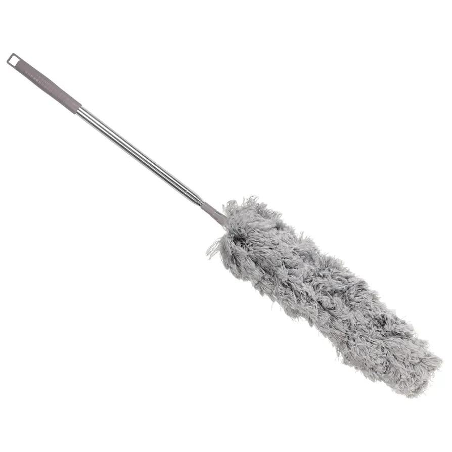 Microfiber Ceiling Duster with Extendable Metal Handle | Washable Dust Cleaning Brush for Ceiling Fans, Walls & High Corners